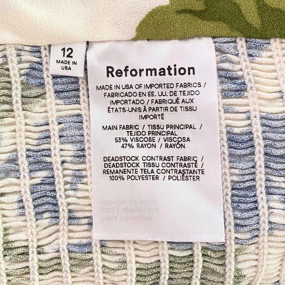 NEW Reformation Zoey Top Lucca 12 - Picture 11 of 17